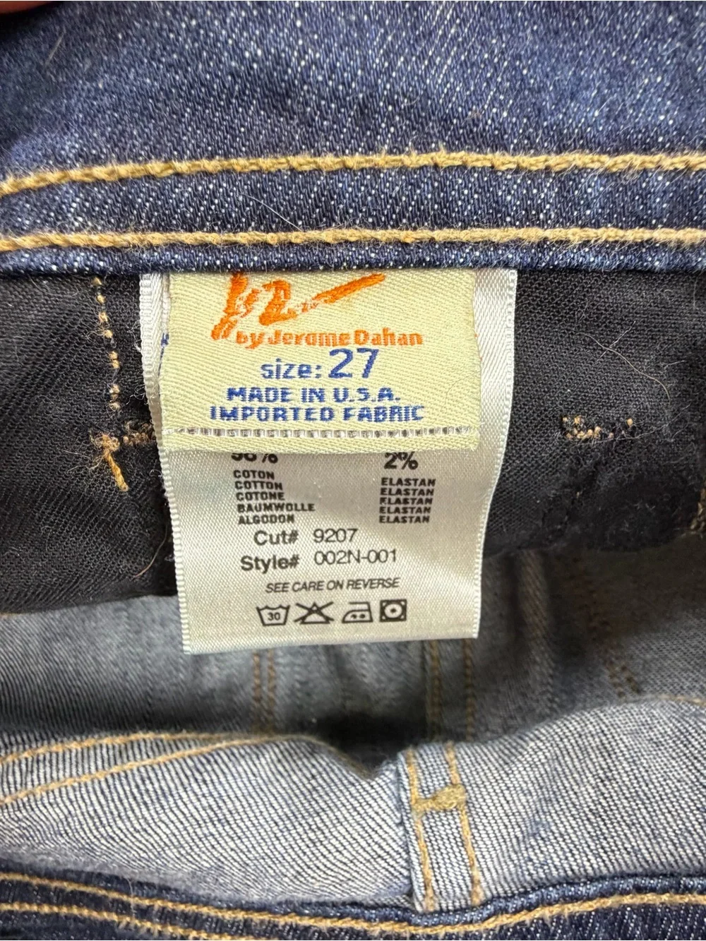Citizens Of Humanity Dark Blue Rolled Cuff Denim Shorts